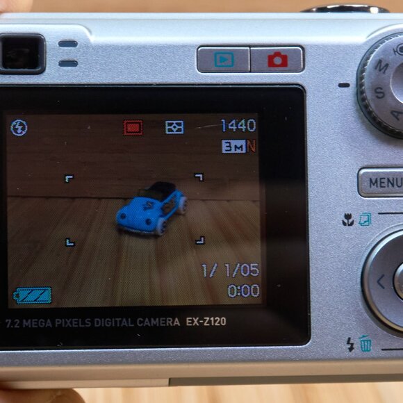 Casio Exilim EX-Z120 7.2MP Digital Camera, 3x Optical Zoom - Picture 6 of 6